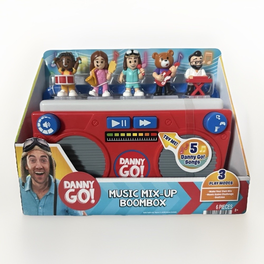 Danny GO! Music Mix-Up Boombox Playset Just Play 23158 New In Box